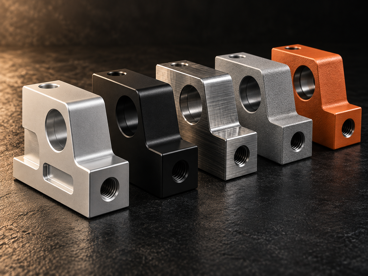Image placeholder for a close-up of finished metal surfaces